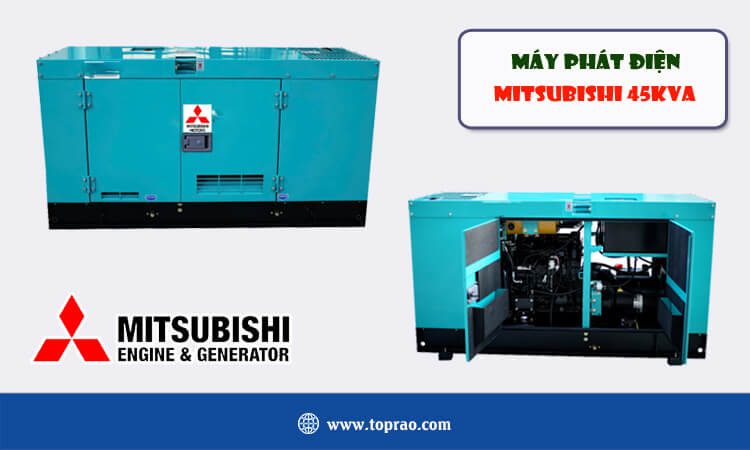 Máy phát điện Mitsubishi 45kva 