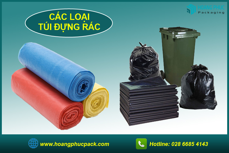 Các loại túi đựng rác phổ biến hiện nay